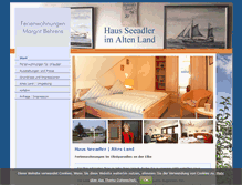 Tablet Screenshot of hausseeadler.de